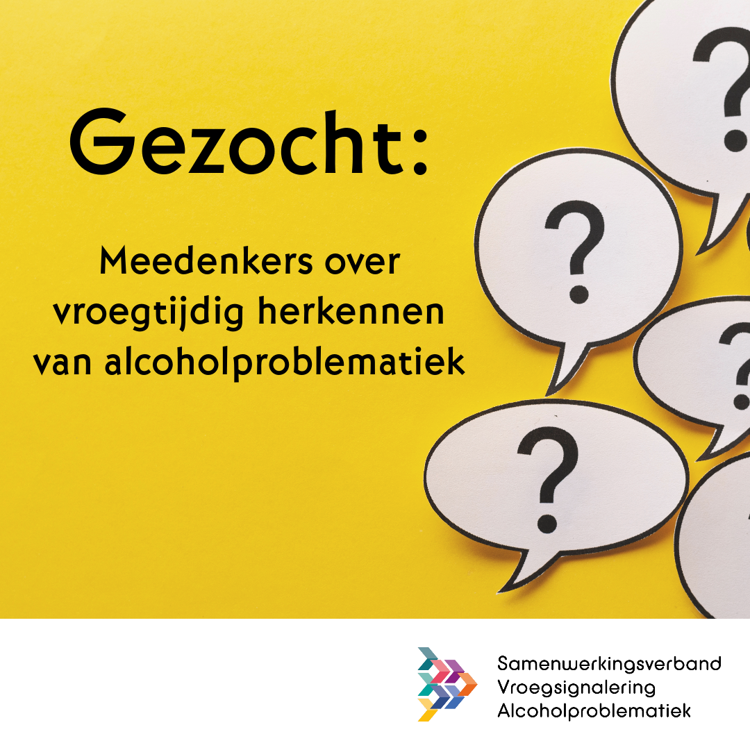 <strong>OPROEP: deelnemers gezocht voor focusgroep vroegsignalering alcoholproblematiek</strong>